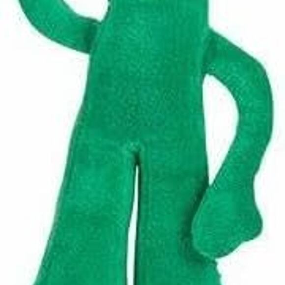 Multipet Gumby Plush Filled Dog Toy, Green, 9 inch (Pack of 1) - Picture 6 of 7